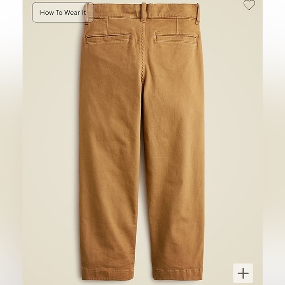 J crew melted caramel Kids' classic-fit stretch chino pant - Picture 2 of 3